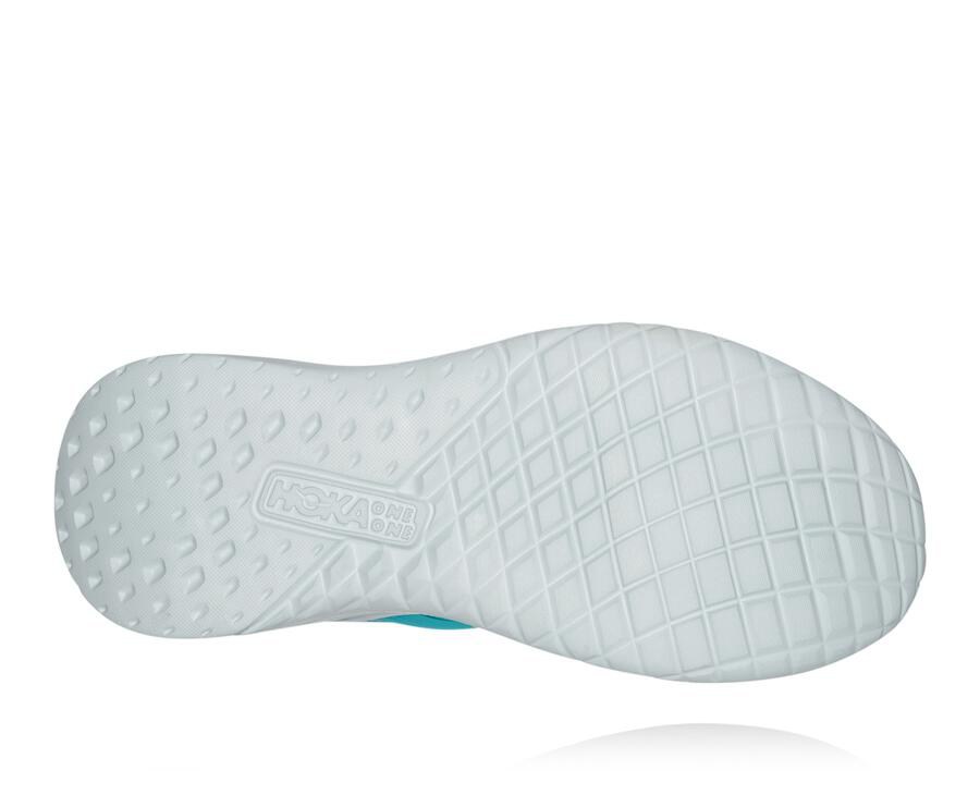 Hoka One One Koşu Ayakkabısı Kadın Mavi/Beyaz - Tivra - IS6413059